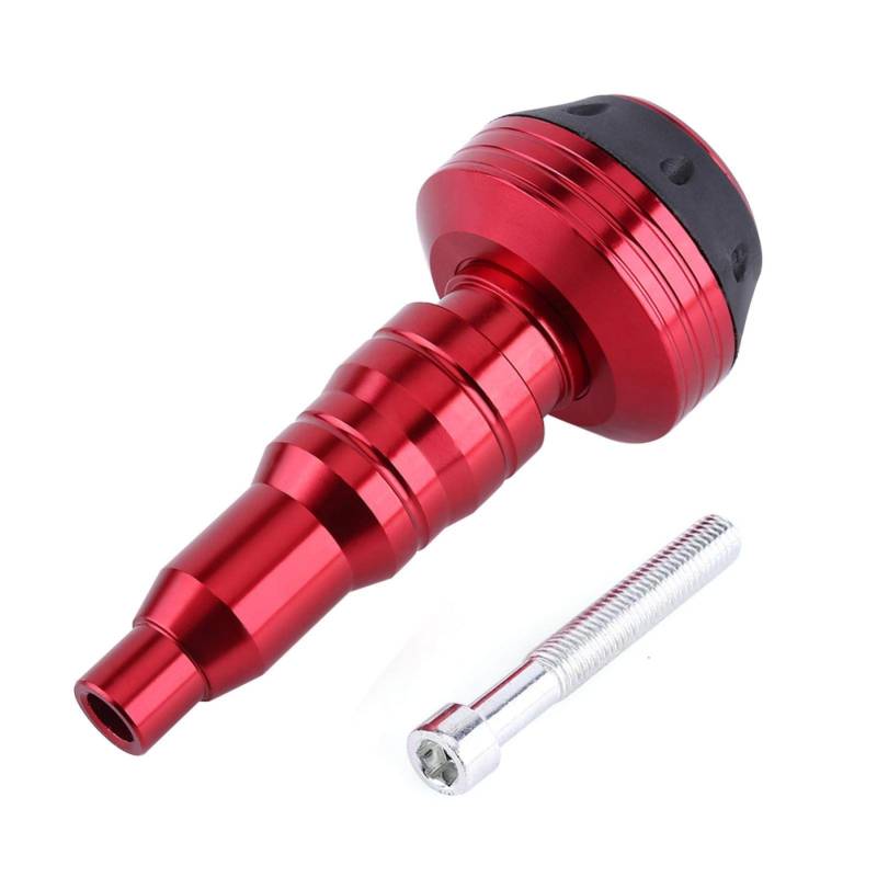 Hlyjoon Motorrad Sturzschutz Motorrad Crash Protector Sturzpads Vorne Sliders Crash Pads Schutz Länge 14.5 cm / 5.7 Zoll Aluminiumlegierung Kunststoff(Rot) von Hlyjoon
