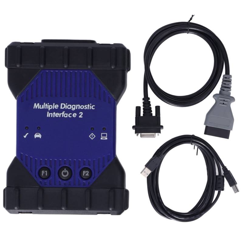 MDI2 Multiple Diagnoseschnittstelle, OBD2 Autokommunikationsschnittstelle Diagnose Scanner Tool DLC Kabel ABS von Fydun