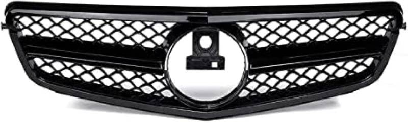 HmhQ5 Kühlergrill Vorne Am Auto für AMG C63 Mercedes Benz C Class W204 C180 C200 C300 C350 2008-2014,Lufteinlassgitter,Kühlergrill Frontstoßstangengrill,Vorne Mitte Niere Grill von HmhQ5