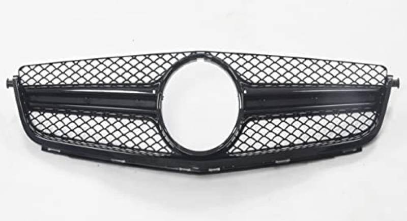 HmhQ5 Kühlergrill Vorne Am Auto für Mercedes Benz C63 AMG 2012-2014,Lufteinlassgitter,Kühlergrill Frontstoßstangengrill,Vorne Mitte Niere Grill von HmhQ5
