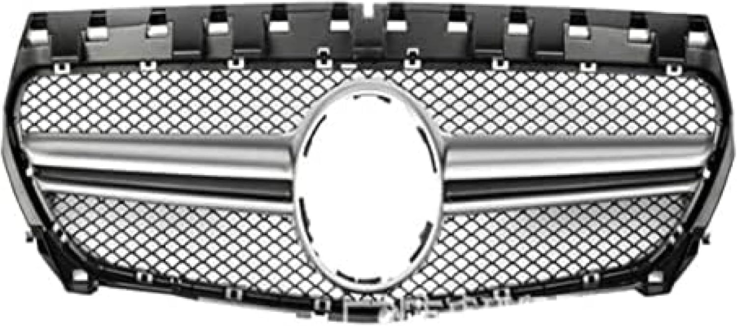 HmhQ5 Kühlergrill Vorne Am Auto für Mercedes Benz CLA W117 2013-2016 AMG CLA45 CLA180 CLA200 CLA250,Lufteinlassgitter,Kühlergrill Frontstoßstangengrill,Vorne Mitte Niere Grill HmhQ5 Kühlergrill Vorne Am Auto für Mercedes Benz CLA W117 2013-2016 AMG CLA45 CLA180 CLA200 CLA250,Lufteinlassgitter,Kühlergrill Frontstoßstangengrill,Vorne Mitte Niere Grill von HmhQ5