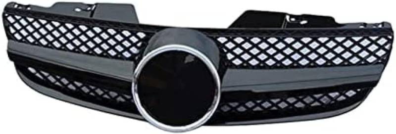 HmhQ5 Kühlergrill Vorne Am Auto für Mercedes Benz R230 SL Class 2007-2009 SL500 SL550 SL600,Lufteinlassgitter,Kühlergrill Frontstoßstangengrill,Vorne Mitte Niere Grill von HmhQ5