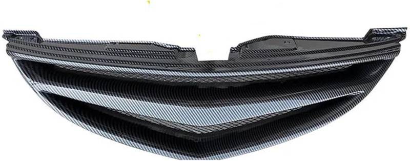 Kühlergrill Vorne Am Auto für Mazda 6 2009-2013,Lufteinlassgitter,Kühlergrill Frontstoßstangengrill,Vorne Mitte Niere Grill,A/Carbon Surface von HmhQ5