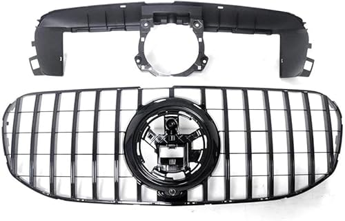 Kühlergrill Vorne Am Auto für Mercedes Benz X167 GLS-Class 2020-2024 GLS450 GLS580,Lufteinlassgitter,Kühlergrill Frontstoßstangengrill,Vorne Mitte Niere Grill,A/Black Kühlergrill Vorne Am Auto für Mercedes Benz X167 GLS-Class 2020-2024 GLS450 GLS580,Lufteinlassgitter,Kühlergrill Frontstoßstangengrill,Vorne Mitte Niere Grill,A/Black von HmhQ5