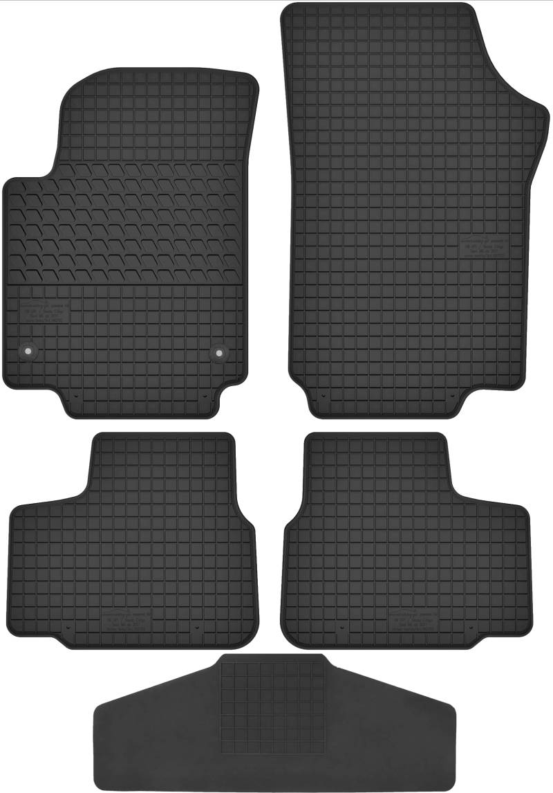 Gummimatten passend für Seat MII mit Tunnelabdeckung von Hobbycar
