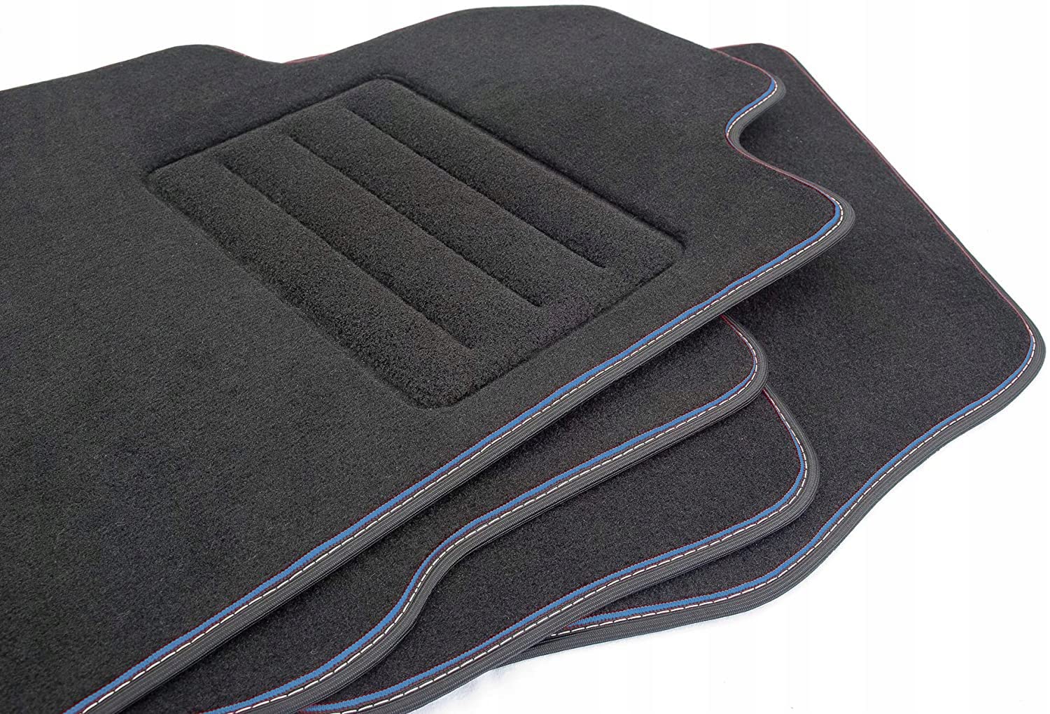 Velour Mats Set für Toyota HIACE (1967-1995) 4-teilig - Neue - BLAU von Hobbycar