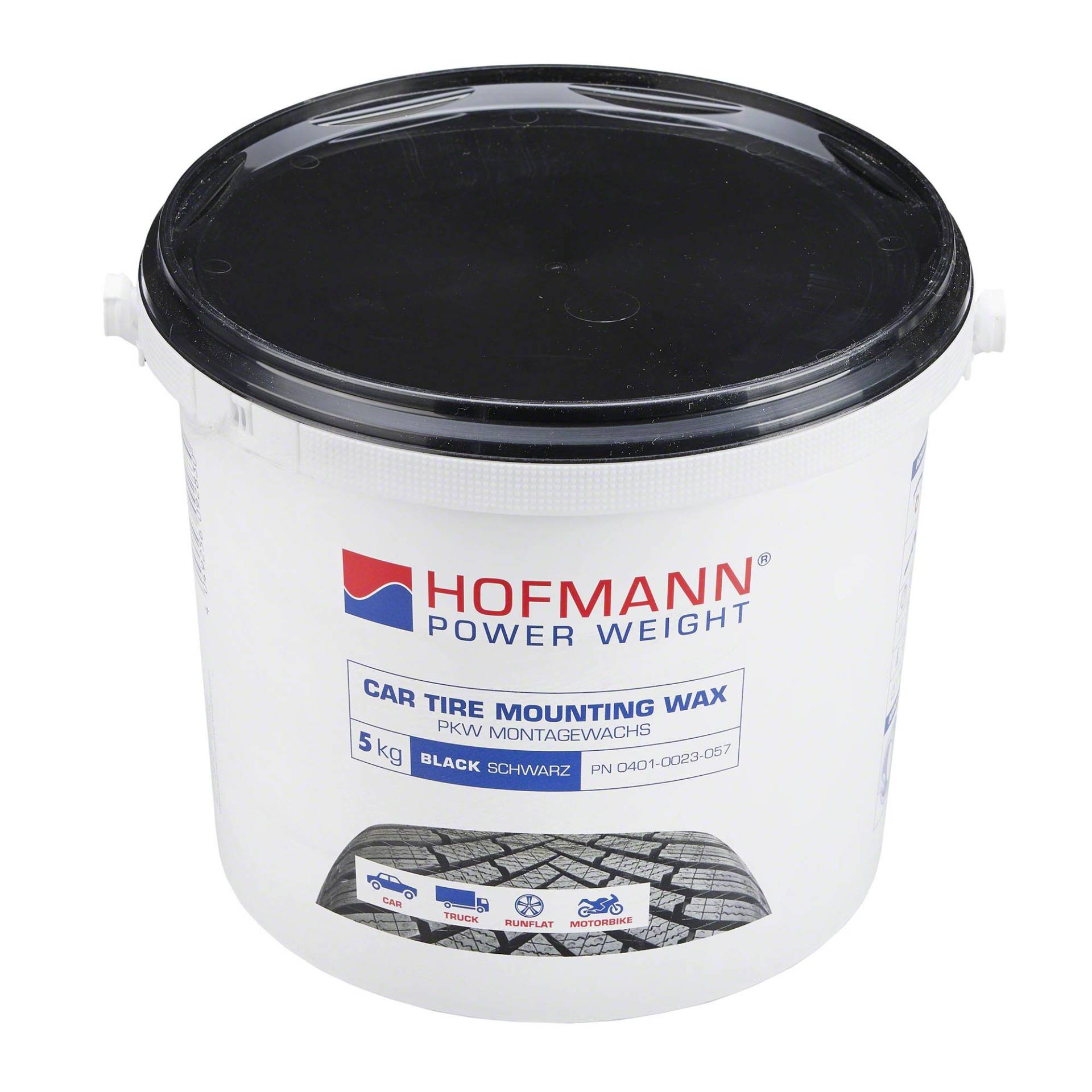 Hofmann Power Weight Montagepaste Reifen schwarz 5kg | Reifenmontagepaste schwarz | Reifenmontage Werkzeug Reifenmontage + Reifendemontage von Hofmann Power Weight