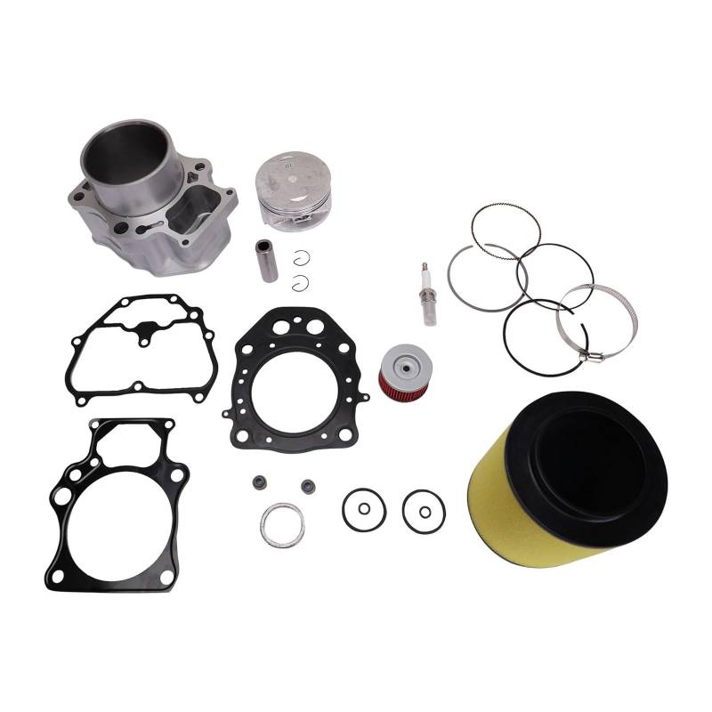 liwei Store 78,5 MM Zylinder Kolben Rebuild Kit for 2007-2020 Honda Kompatibel Mit TRX420 12100-HP5-600 von Hogen