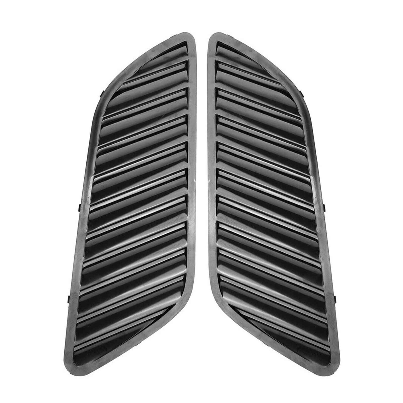 liwei Store Auto-Frontgrill-Haubenabdeckung, Kohlefaser-Look, Motorhaubengrill, Luftauslass-Abdeckung, Verkleidung, kompatibel mit BMW E90 E91 E92 F30 E46 DTM-Stil (Color : Glossy Black) von Hogen
