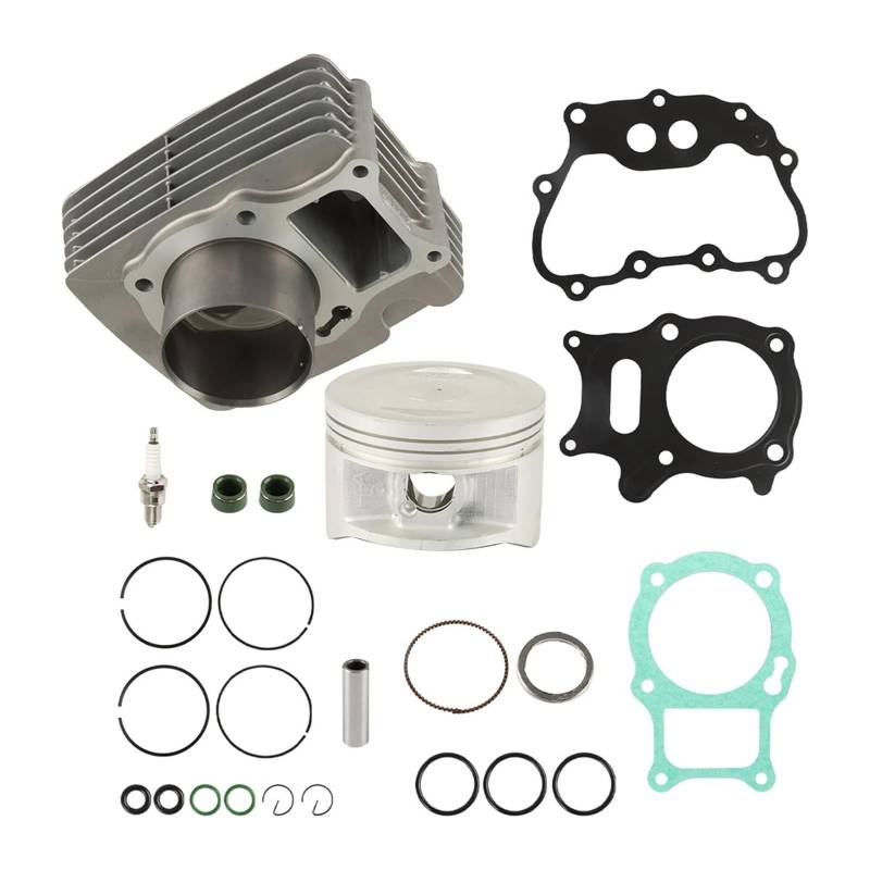 liwei Store STD 68,5 mm Motorzylinder-Kolbendichtungs-Überholsatz for 1997–2022, kompatibel mit Recon 250 CC, kompatibel mit Sportrax TRX250X ATV 12100-HN6-000 von Hogen