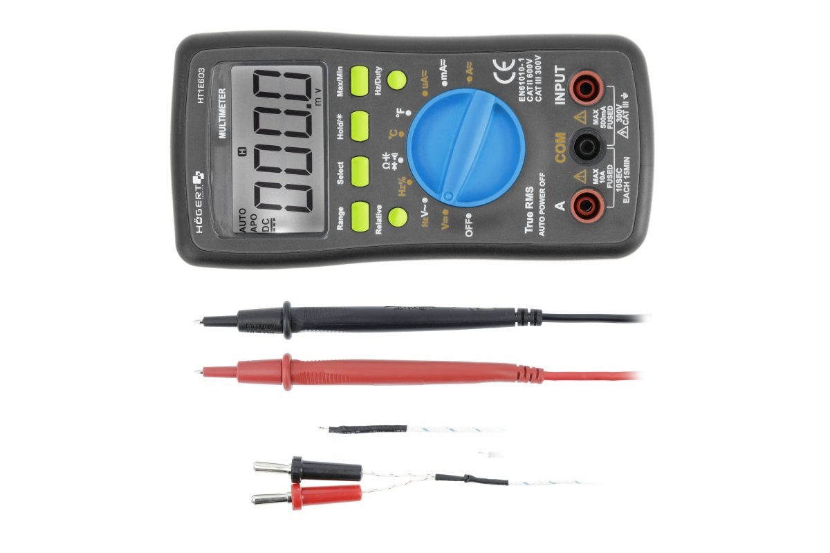 Hogert Technik Multimeter HT1E603 Hogert Technik Multimeter HT1E603 von Hogert Technik