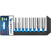 Hogert Technik Steckschlüsseleinsatz-Set Chrom-Vanadium-Stahl HT1A886 Hogert Technik Steckschlüsseleinsatz-Set Chrom-Vanadium-Stahl HT1A886 von Hogert Technik