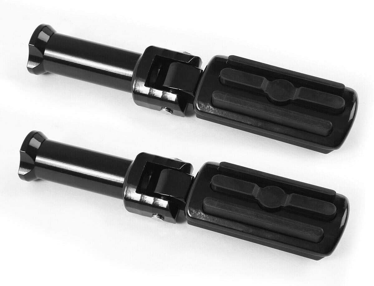 Hokuotolite Fußrasten mit Halterungs-Set passend für Harley Davidson Softail Deluxe Fat Boy Heritage Sport Glide Softail Slim Street Bob Breakout Low Rider Modelle 2018 2019 2020, Schwarz glänzend Hokuotolite Fußrasten mit Halterungs-Set passend für Harley Davidson Softail Deluxe Fat Boy Heritage Sport Glide Softail Slim Street Bob Breakout Low Rider Modelle 2018 2019 2020, Schwarz glänzend von Hokuotolite