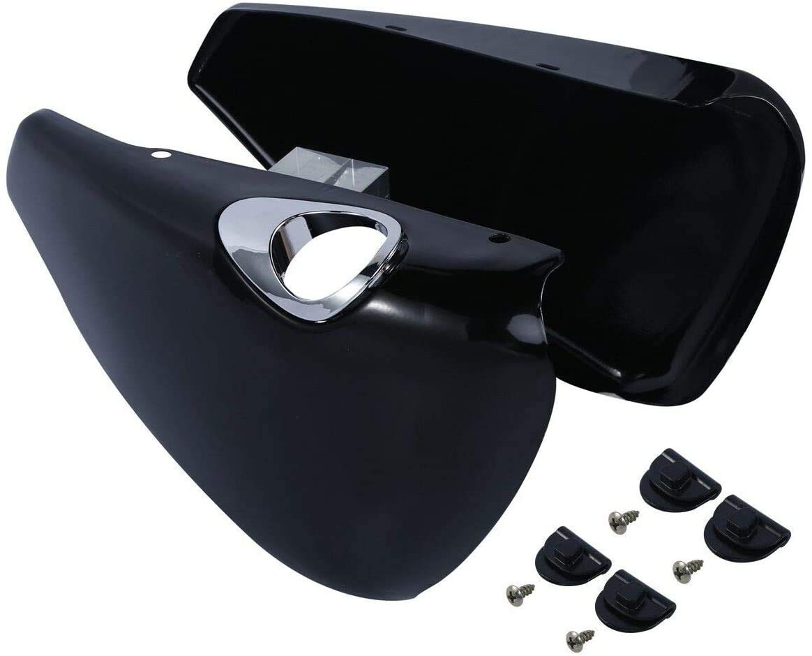Hokuotolite Linker Akkudeckel und Öltankabdeckungs-Set passend für Harley Davidson Sportster XL Modelle 2014–2020 XL1200 XL883, Schwarz Hokuotolite Linker Akkudeckel und Öltankabdeckungs-Set passend für Harley Davidson Sportster XL Modelle 2014–2020 XL1200 XL883, Schwarz von Hokuotolite