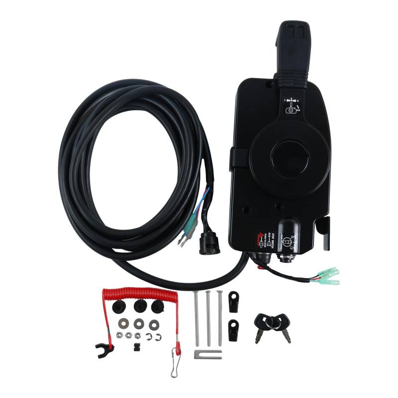 HOLDWELL 8Pins 5M No Trim Outboard Remote Control Box 3GFQ845001 Compatible with Tohatsu Outboard von Holdwell