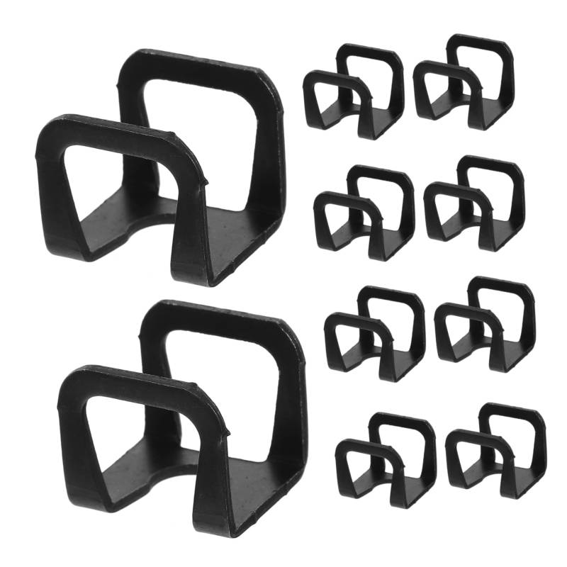 Holibanna 10 Stück Reparatursatz Für Horizontale Wagenheber Jack Ölpumpen-Clips, Wagenheber-Reparatur Wagenheber-Reparatur-ölpumpen-Clips Ersatz Teile Hoch LKW Stahl Black von Holibanna