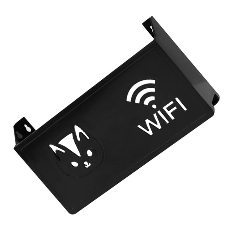 Holibanna Box Wandaufbewahrungsbox Ordentlicher Versteckhalter Montierter Router Dekorativer Multifunktionaler Wlan Ständer Wandorganisator Wohndekoration Modemregal Wlan Wandhalterung Wlan von Holibanna