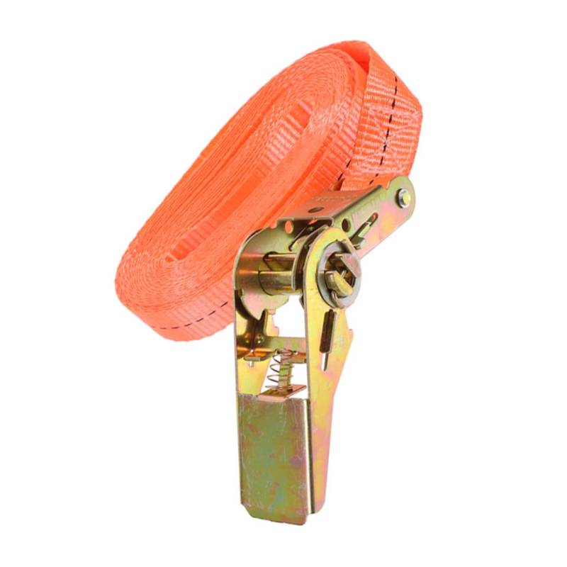 Holibanna Spannungsseilstrahlung Ratschenzurrgurt Frachtspanngurt Spanngurte Für Autos Spanngurte Für Motorräder Ladungsgurte Ratschen Riemen Für Fracht Orange Stahl von Holibanna
