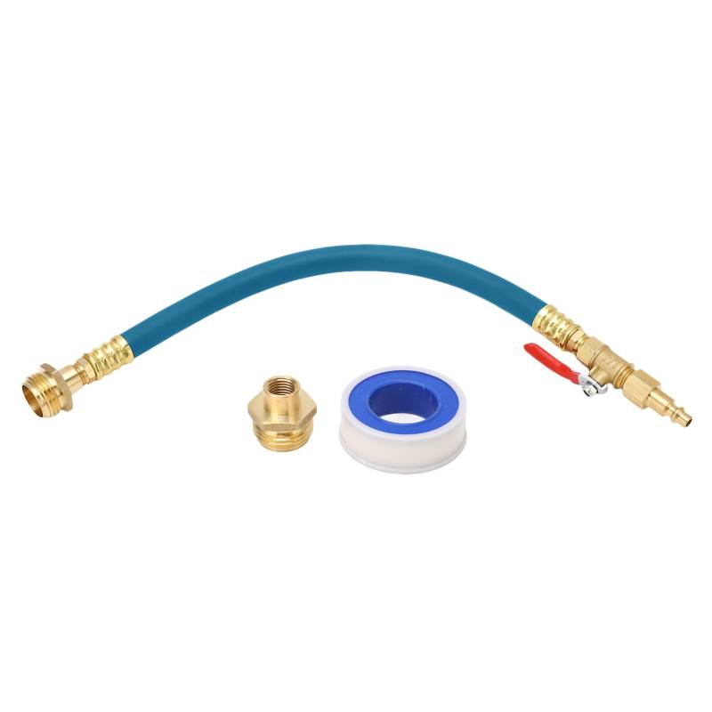 Holigie RV Winterizing Kit, Sprinkler -Blowout -Adapter mit Absperrventil für Wohnungsfahrtanhänger für Wohnmobile (Blue) von Holigie