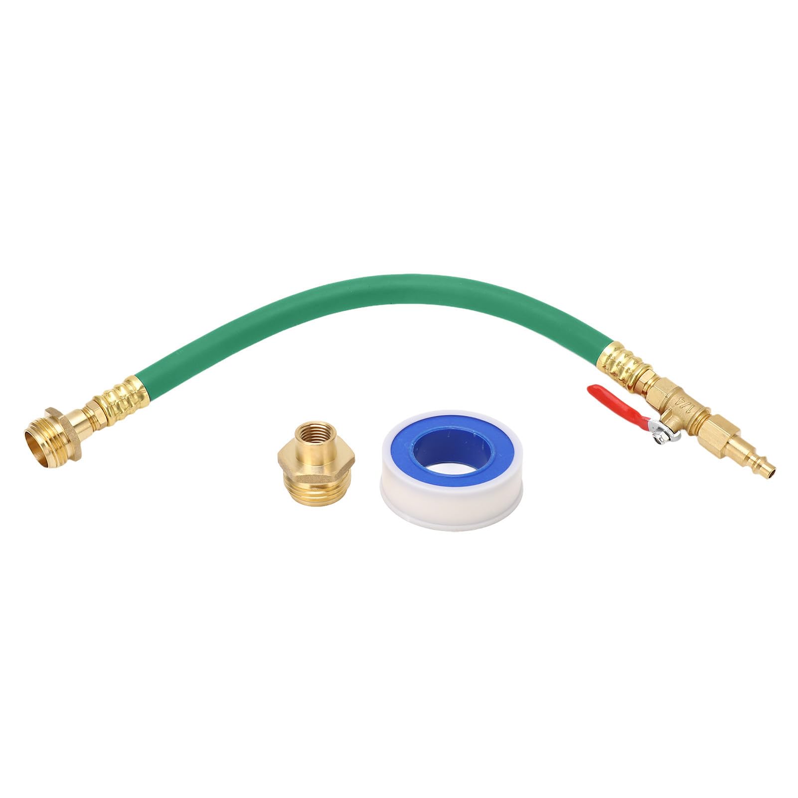 Holigie RV Winterizing Kit, Sprinkler -Blowout -Adapter mit Absperrventil für Wohnungsfahrtanhänger für Wohnmobile (Green) von Holigie