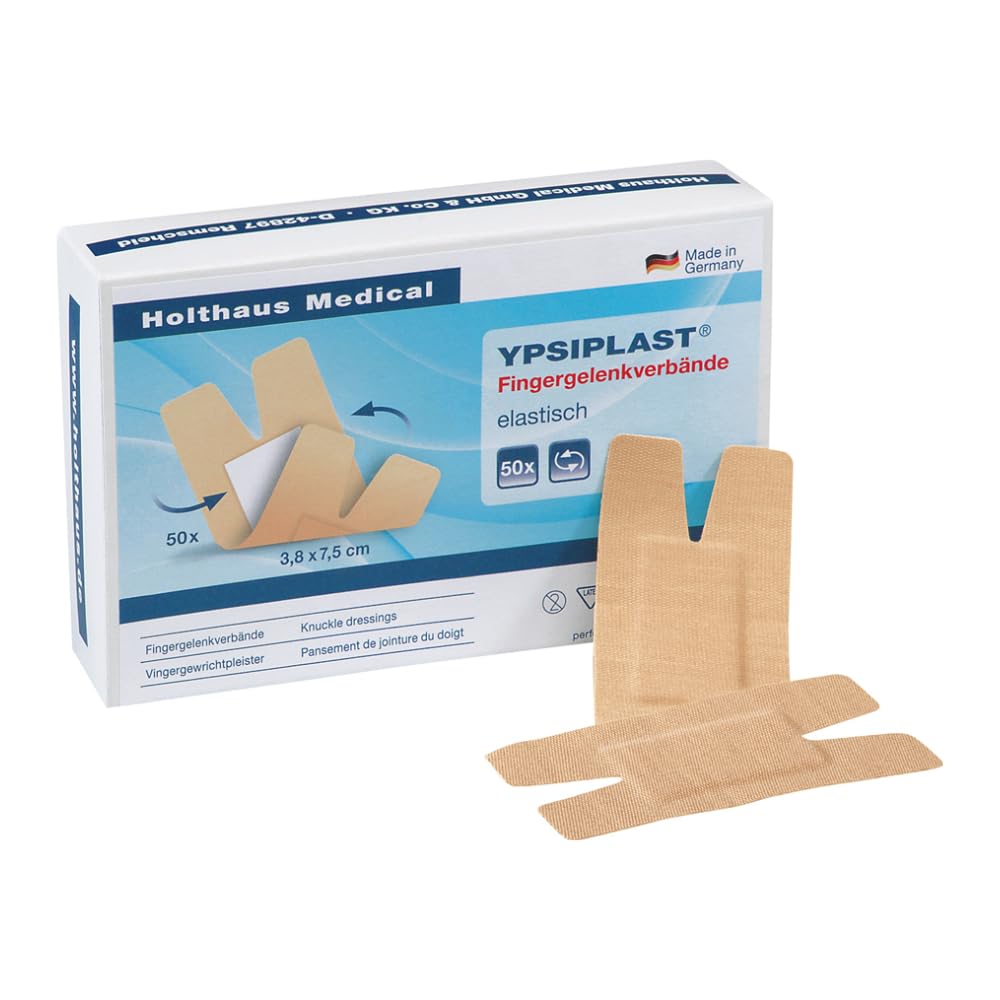 Holthaus Medical YPSIPLAST® Fingergelenkverband 50 Stück elastisch 3,8 x 7,5 cm von Holthaus Medical