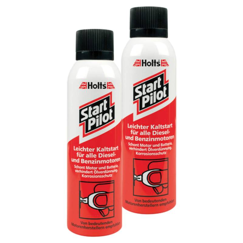 Holts 2X Kaltstarterhilfe Start Pilot Starthilfe Kaltstartspray Sprühdose Dieselmotor Benzinmotor Moterzubehör Motorspray Korrosionsschutz Motorschonend Batterieschonend 200 Ml 101129 von YDY
