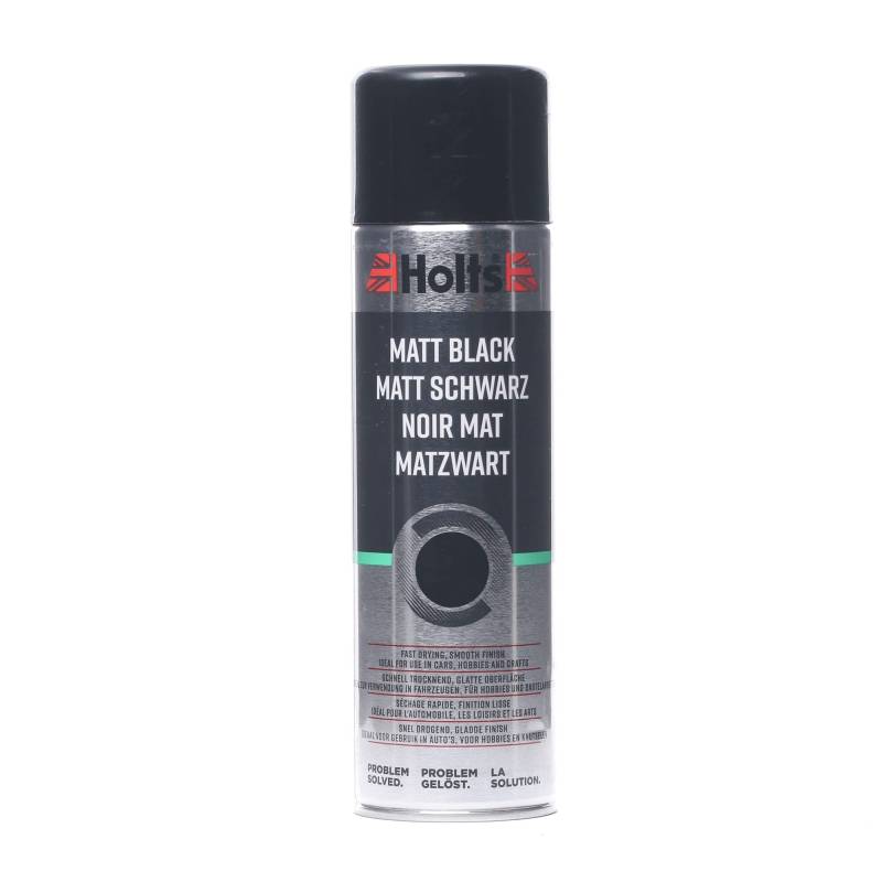 Holts Matt Schwarz Lackspray 500ml von Holts