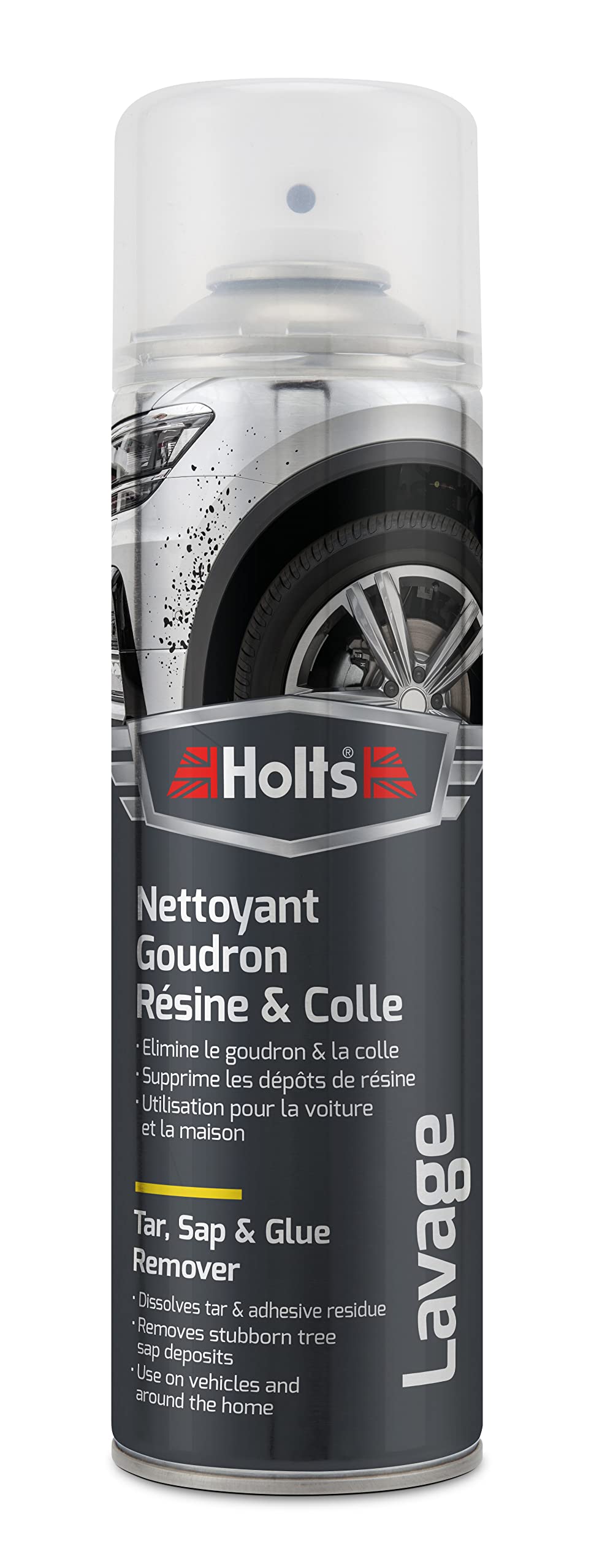 Holts Teer-, Harz, Kleber - und Leimreiniger, Teerentferner und Lackreiniger 500ml von Holts