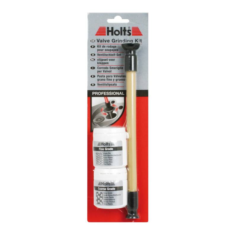Holts VG4RA Ventil-Einschleifset, Ventilschleifset mit Schleifwerkzeug und 2 Pasten, Black von Holts