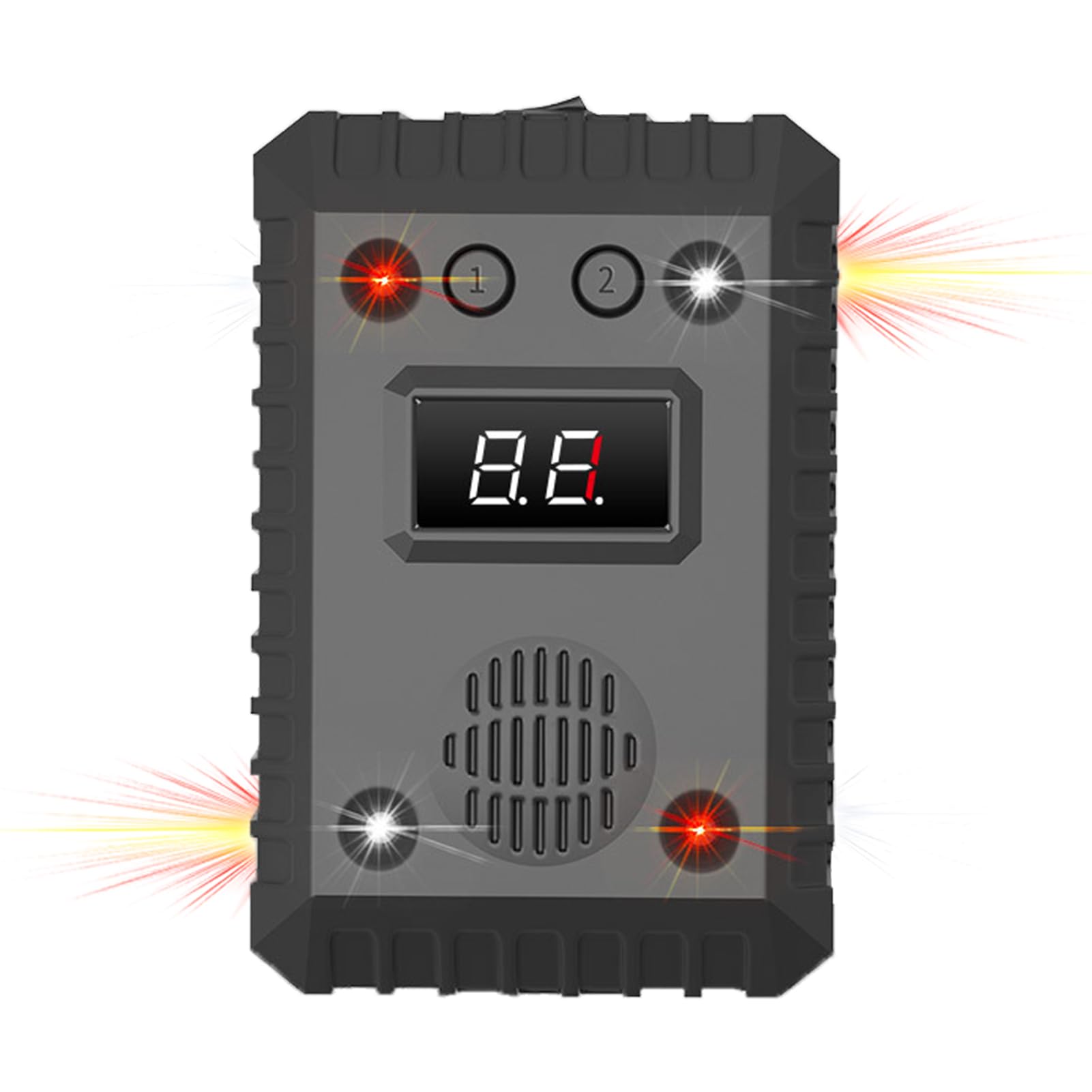 Homcoice 2 IN 1 Marderschreck für Autos/Innenräume 1PCS, professionelles Tierabwehr Ultraschall Dreifache Mausabwehrwirkung mit Stroboskoplichter & Alarmton, Fahrzeugschutz dachboden Nagetierschutz Homcoice 2 IN 1 Marderschreck für Autos/Innenräume 1PCS, professionelles Tierabwehr Ultraschall Dreifache Mausabwehrwirkung mit Stroboskoplichter & Alarmton, Fahrzeugschutz dachboden Nagetierschutz von Homcoice