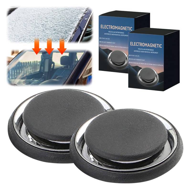 HomeJoySet Neu 2025! Elektromagnetisches Schneeräumgerät Fürs Auto – Frostschutz, 3-in-1-Enteisungswerkzeug (2 Stück)(2Pcs) von HomeJoySet