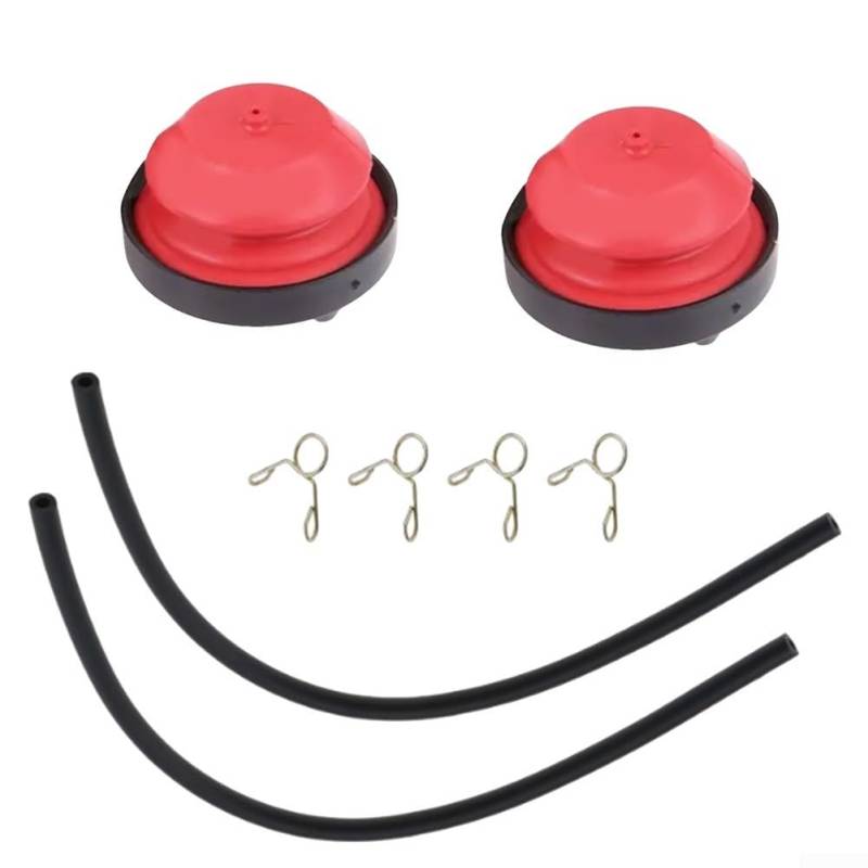 2 Sets Priming Bulb Pump Kit for Lawn Mowers with Fuel Lines and Clamps Compatible with 570682 von HomeVortex