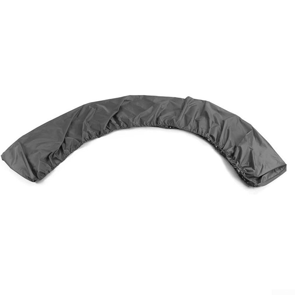 Elastisches Rand-Design für Kajak-Abdeckung aus 210D-Oxford-Material, schneller Aufbau und sicherer Sitz garantiert (3,6–4 m schwarz) von HomeVortex