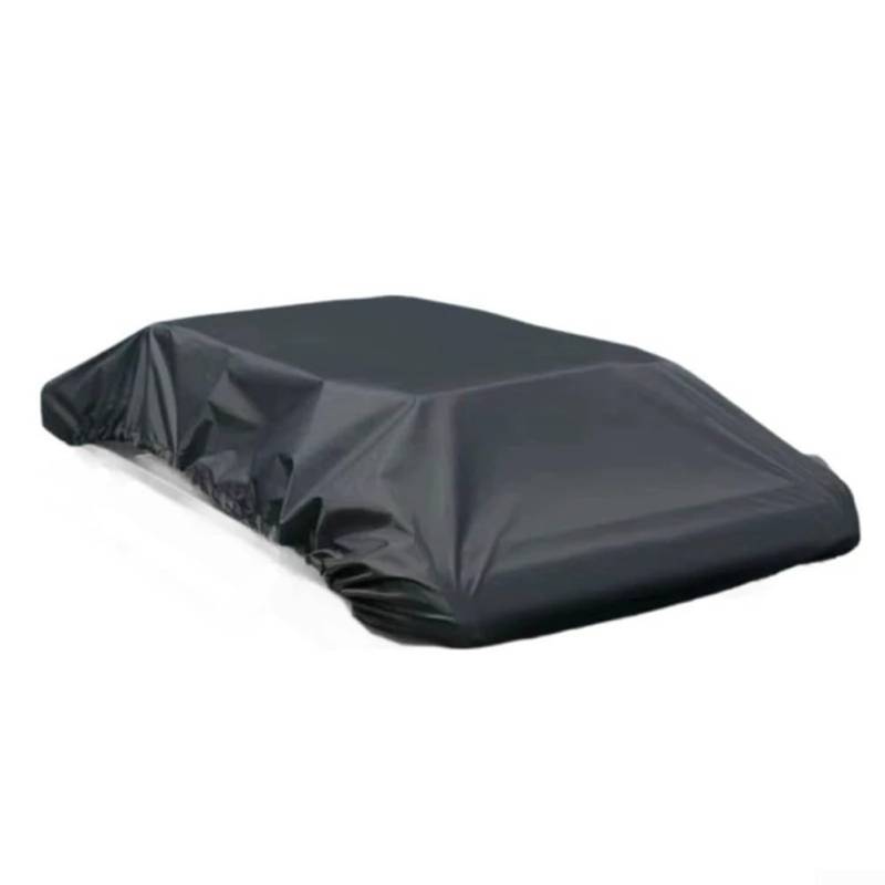 Wasserdichte Auto-Trägerabdeckung, 210D Oxford-Staubschutz für Autodach, Gepäck-Regenschutz, schwarz (270 x 145 cm) von Homefurnishmall