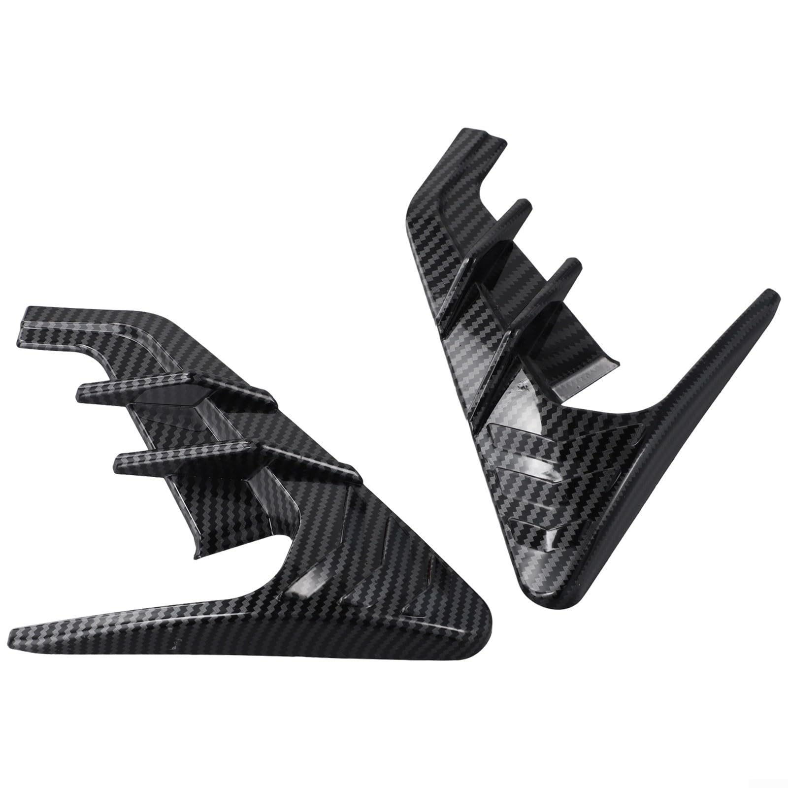 2 seitliche Kamera-Abdeckungen für Tesla für Modelle 3 und Y, passgenaues Design (Karbonfaser-Optik) von Homeponnew