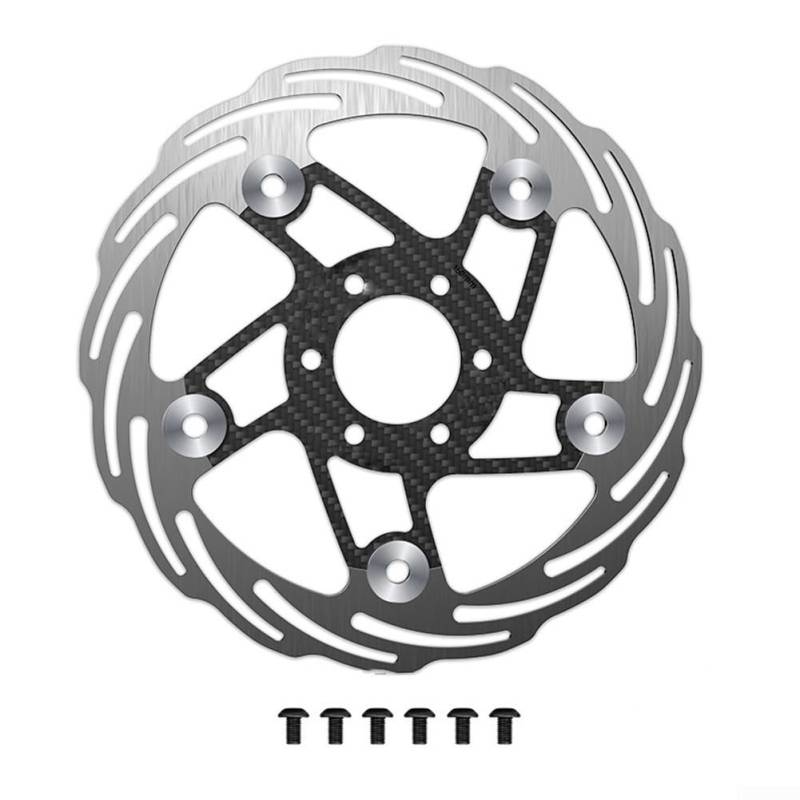 6 Schrauben Fahrrad-Scheibenbremse für Rotor für 160 mm/180 mm Systeme mit verbesserter Haltbarkeit (180 mm) von Homeponnew