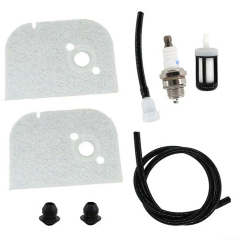 Robustes Luftfilter-Set zusammen mit einem kompletten Service-Set, das speziell für die Kompatibilität mit verschiedenen Kettensägenmodellen der Serie für 009 012 entwickelt wurde von Homeponnew