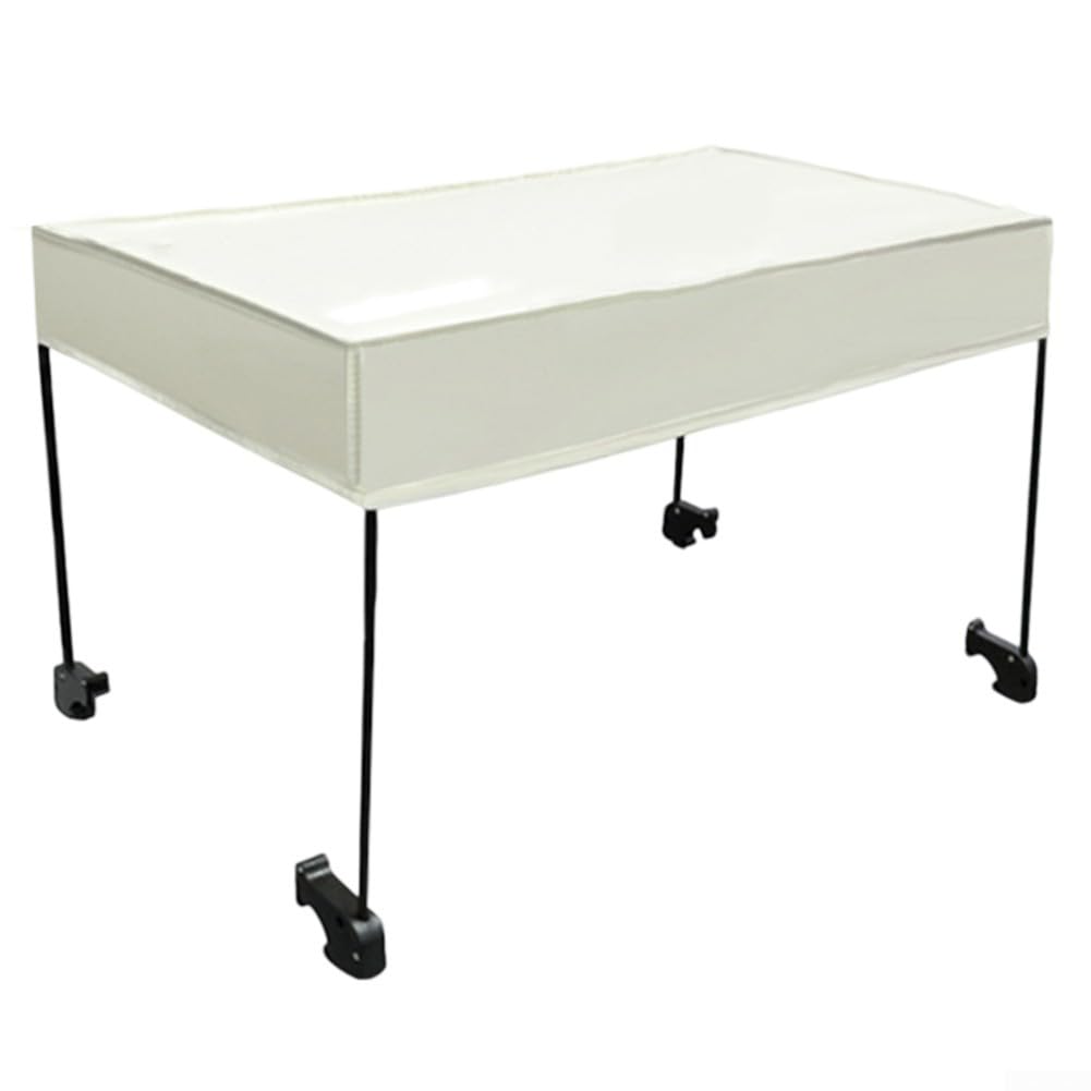 Sonnenschutz Dachbefestigung für Campingwagen Wagen Trolley mit Verbindungsstücken (für 8 Zoll Wagen Beige) von Homeponnew
