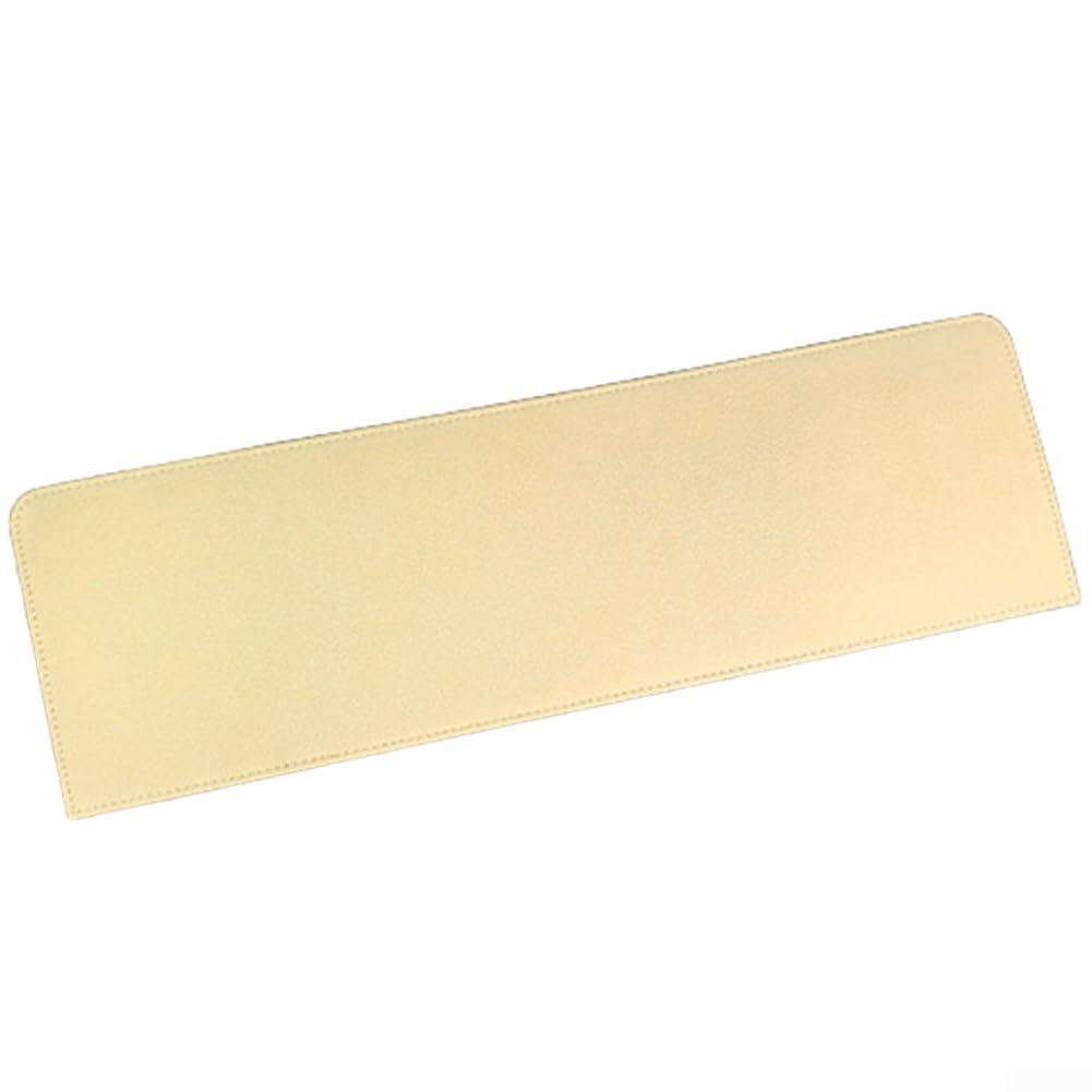 Verstellbarer Leder-Sonnenschutz für Autos, schützt vor Alterung und Abnutzung und bietet gleichzeitig eine einfache Installation (Beige) von Homeponnew
