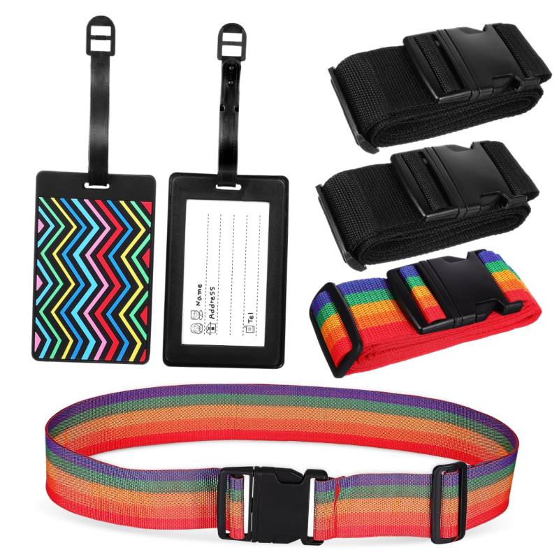 Homoyoyo 1 Set Gepäckgurte Cinch Reisegepäck Gurtbandanhänger Koffer Für Namensgurte Gepäckkennzeichnung Weiches Silikon von Homoyoyo