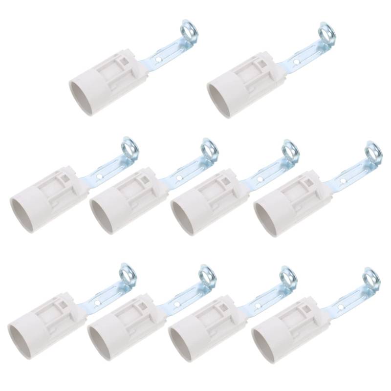 Homoyoyo 10 Stk e14 halterung lampenfassung Wasserschlauchständer Basis für Kerzenlicht küchenlicht unterbau tischleuchtenfuß Kerzenhalter Kandelaber-Fassung ersetzen LED von Homoyoyo