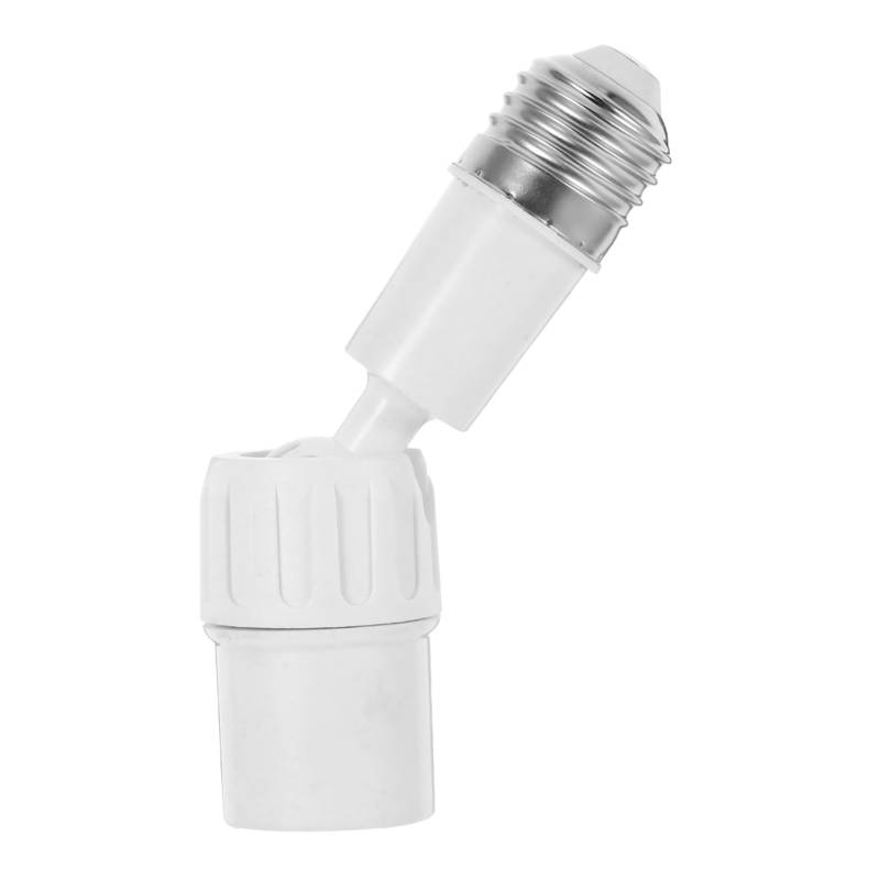 Homoyoyo 360Grad Flexibler Lampensockel Extender Drehbarer Adapter Für Lampenhalter Erweiterbare Lichtdesign Lösung Für Verbesserte Kompatibilität Einfache Installation von Homoyoyo