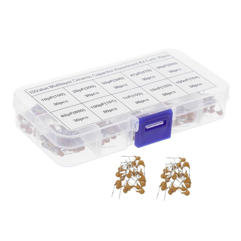 Homoyoyo 600pcs Hochspannung Keramikkondensator Kit Sortierte Kondensatoren Für Elektronikmonolithische Kondensator Elektronik Keramikkondensator von Homoyoyo