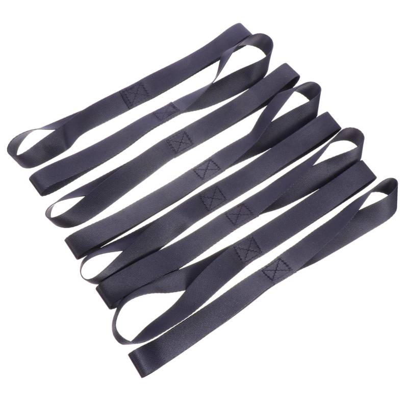 Homoyoyo 8 Stück Hakengurte Zum Bewegen Von Motorrädern Flexible Zurrgurte Motorradgepäck Motorrad Abschleppgurte Robuste Motorrad Zurrgurte Zurrbefestigung Schwarzes Nylon von Homoyoyo