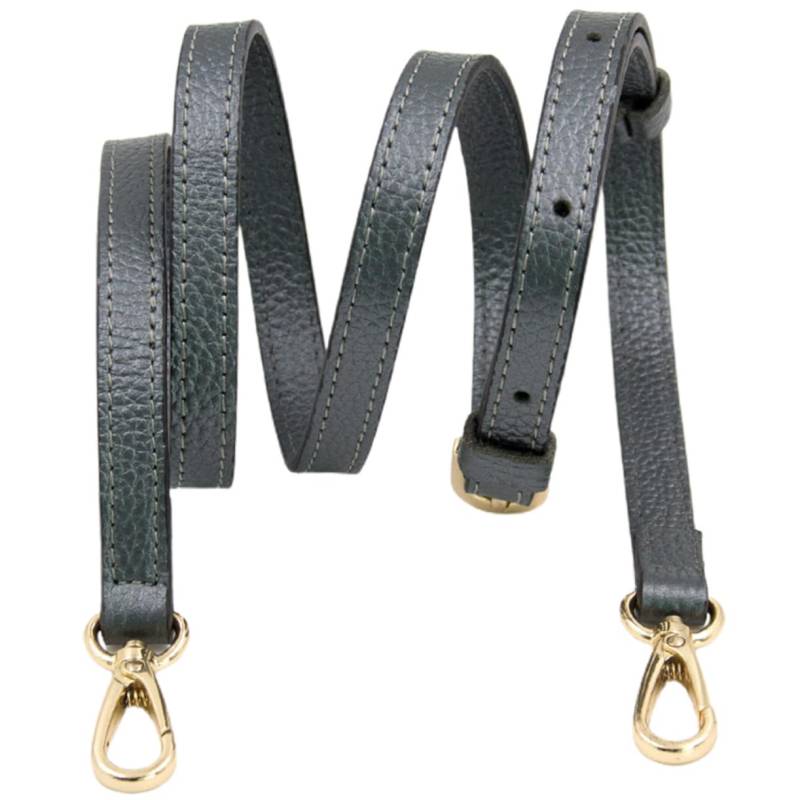 Homoyoyo Verstellbarer Lederbeutelgurt Für Taschen Einzelschultergurt Breit Lang Schwarzes Design Mit Goldener Schnalle Perfekter Ersatzgurt Für Handtaschen von Homoyoyo