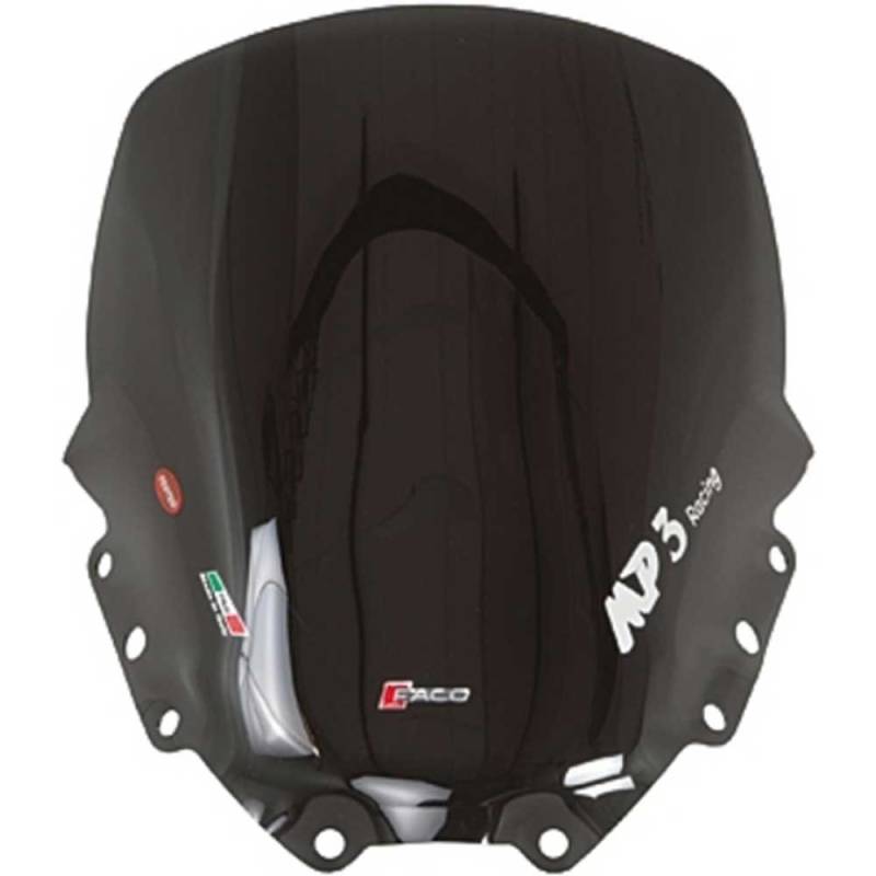 Faco Windschutzscheibe Kurze Version Piaggio MP3 125-250-300-400 transparent 282 von Homry