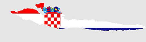 Werbetechnik Sotirios Papoutsis Auto Aufkleber HVAR Insel Kroatien Hvar Sticker Konturgeschnitten (ca 11 cm) von Homry