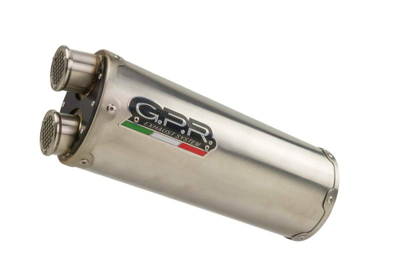 Auspuff Gpr Honda Crossrunner 800 2011/14 Zugelassen Auspuff mit Dual-Edelstahl-Anschluss von GPR