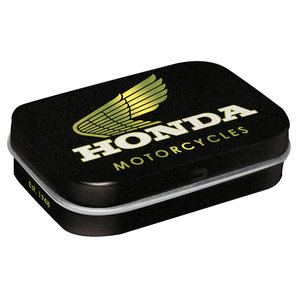 Honda Pillendose Blechdose Gefüllt mit Pfefferminzdragees von Honda