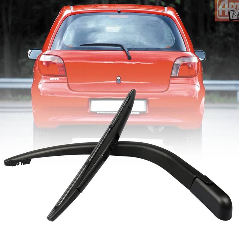Heckscheibenwischer für 1999-2005 TOYOTA YARIS, Auto Heckscheibenwischerarm Scheibenwischer Wischblattsatz & -blatt Scheibenwischer Fit für TOYOTA YARIS 99-05 (YARIS 99-05) von Honeyhouse